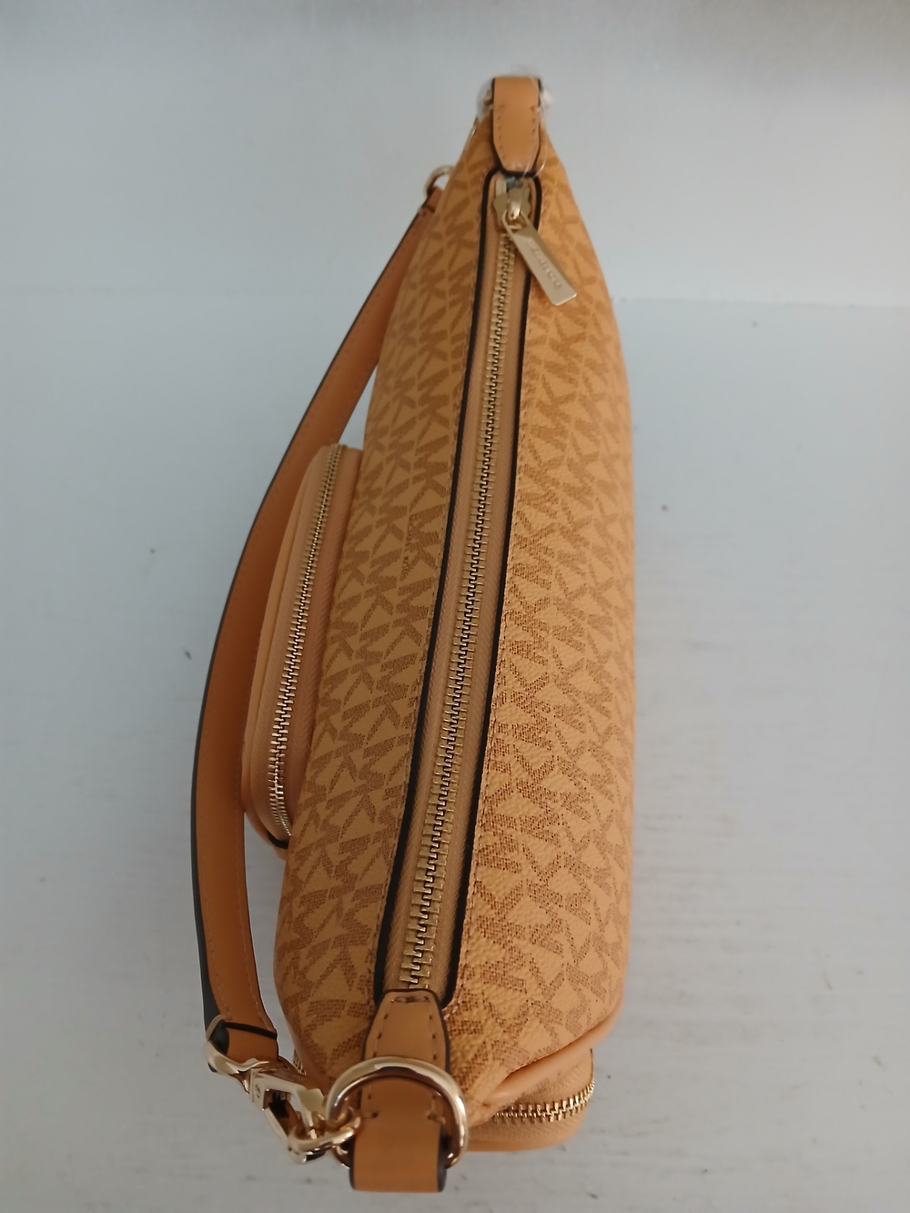 Michael Kors Merritt Honeywheat Convertible Crossbody - Picture 5 of 8